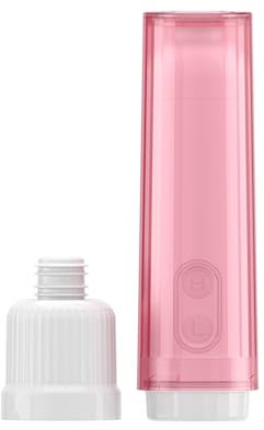 WRJAHCG Douchette WC Poire À Lavement Intime,Douche Intime Périnée Douchette Intime Maternité,Pliable Bidet Portable pour Femme Homme Enfant,Rose,140ML