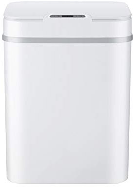 Poubelles intérieures poubelle intelligente poubelle de salon de salle de bain cuisine créative avec le couvercle à induction automatique poubelle 12L poubelle électrique canette à ordures intérieures