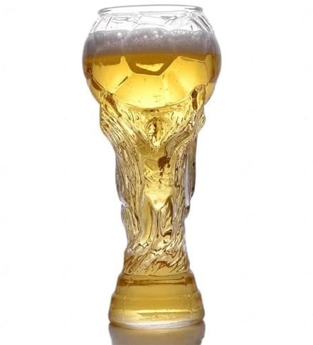 WXJHNYBS Bicchieri Birra per World Cup, 800ml Serata Calcio Accessori, Bicchieri Birra per Fidanzato Nonno Papà Zio Fratello Marito
