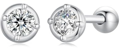 Raminställning Moissanite örhängen för kvinnor Clarity Lab skapade diamantörhängen