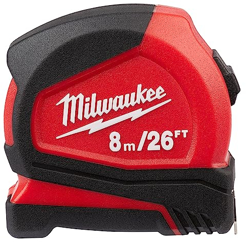 MILWAUKEE 8 m/26 ft. Compact Tape Measur