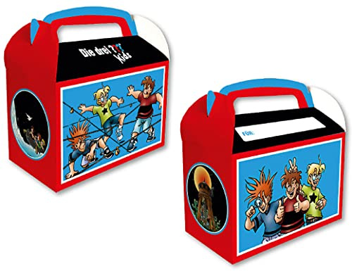 DH-Konzept Geschenkboxen DREI ??? Kids 8 Stück // Partytüten DREI Fragezeichen 8 Stück