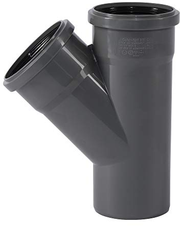 HT Rohr und Formteile DN 90 (Abzweig 90/90 45 Grad)
