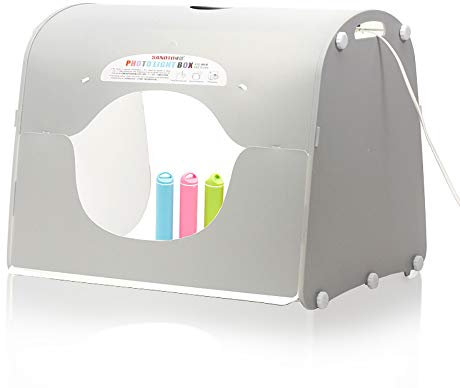 Toplionace 220V 50CM Studio de Photographie, K50 Mini Boîte à Lumière Photo Ensemble Photographie Tente de Tir Portable Petite boîte à Lumière Pliable