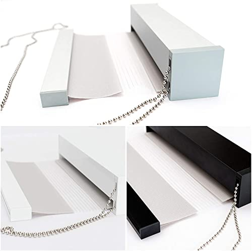 KSHANDEL24 Premium DOPPELROLLO BH16 Dunkelbraun mit Alu Kassette (130x150 cm, Kassettenfarbe: Weiss)