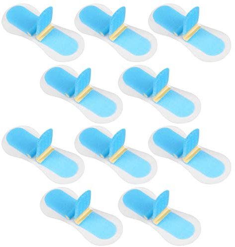 EXCEART Katheter Beinband Fixation Aufkleber, 10 Stücke | Einzelne Harnrohrhalter, Klebstoff Pad, Anti Slip, Urinbeutel Bands, Katheterbänder