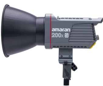 Amaran 200x S - Luce Video COB Bicolore 2700-6500K, Fonte Luminosa a LED Compatta per Fotografia e Videografia, Luce Chiave Monolight da 200 Watt - Bluetooth 5.0 Mesh, Montaggio Bowens Standard