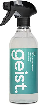 Geist. Spray protector de tela, tapicería y alfombras | para tapicería, alfombras, muebles, asientos de coche, zapatos y ropa | a prueba de manchas y hacer superficies resistentes al agua | 500 m