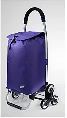 Carrello for la spesa Carrello for la spesa pieghevole Carrello for carrello leggero 6 ruote Carrello for arrampicata su scale Rimorchio for shopping, picnic, carrello multiuso for la casa ( Color : P