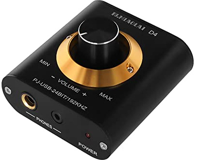 HOOCI PJ.MIAOLAI Mini HiFi Audio décodeur USB DAC CM6642 amplificateur Casque Carte Son Externe 24Bit/192kHz entrée USB ampli de Sortie RCA