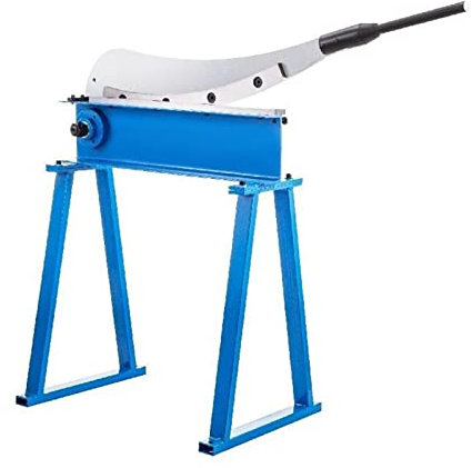 Tijeras para el cuidado del ganado Guillotina de palanca de HS-800, cortador de cizalla Manual con soporte resistente de 800mm for cortar placa de Metal de calibre 16 con hoja curva Peluquería de pelo
