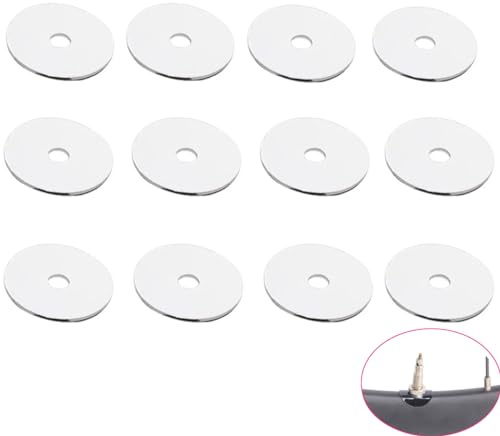 YehVeh 12 Pack Presta Valve Rim Sealing Gasket Non-Leak Rim Hole Adhesive Cover Protector Sticker Sealer for Bicycle Inner Tubes with Presta Valve Stem Mountain Road Bike Racing Bikes