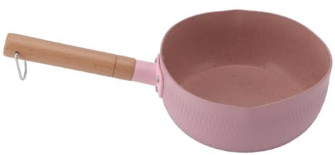 Pot à Lait, Poignée en Bois Polyvalente à Prise Confortable, Alliage d'aluminium pour Restaurant (Jectse8ykghe1a2u-13)