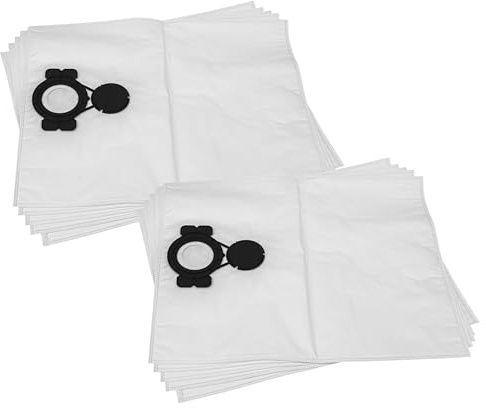 vhbw 10x sacchetto compatibile con Milwaukee AS 250 ECP, AS 2-250 ELCP aspirapolvere - tessuto non tessuto, volume di 25 l, 54cm x 41cm Bianco