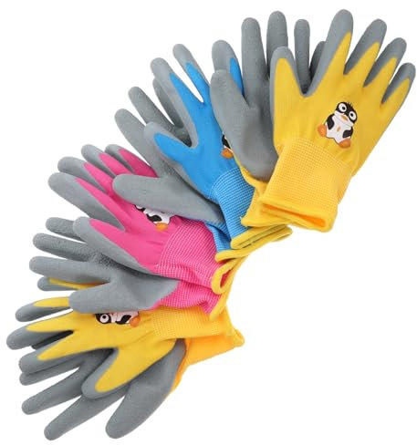 BESPORTBLE 4paare Schnittschutzhandschuhe Für Gartenarbeit Bequeme Arbeitshandschuhe Wiederverwendbar Zum Unkraut Jäten Pflanzhandschuhe Mit Gutem Griff Und Schutz Für Hände