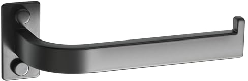 Mooche Black Toilet Roll Holder Wall Mounted, Toilet Paper Holder 6 Inch | SUS304 Stainless Steel Toilet Roll Holders, Matt Black Toilet Holders Suitable for Kitchen, Bathroom, Toilet, Living Room