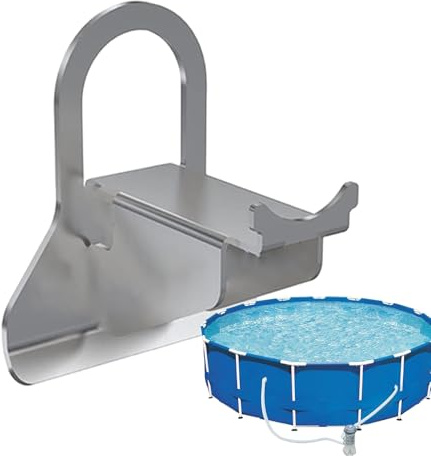 Support de tuyau de piscine, supports de tuyaux de piscine | Fixation de barre de piscine au sol, accessoires d'adaptateur de pièces de rechange accessoires en acier