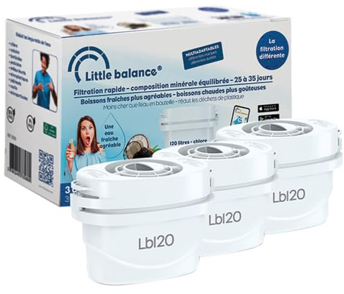 CARTOUCHE FILTRANTE PACK DE 3 LITTLE BALANCE - 8588
