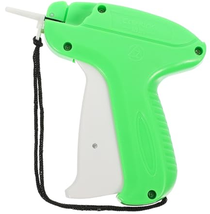 SOPOTUTU Ergonomische Etikettierpistole für Kleidung Leicht Bedienbar Preisetiketten Anbringen Vielseitig für Textilien Taschen Geeignet mit Praktischem Trageband für Zuhause Laden