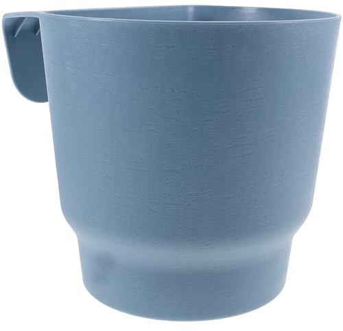 MAGICLULU Maceta Colgante para Barandilla de Jardín, Diseño Compacto y Resistente Intemperie para Suculentas y Flores Pequeñas