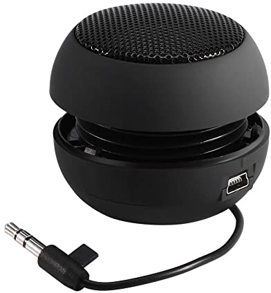 VBESTLIFE Mini Altoparlante ricaricabile portatile di hamburger portatile(Black)