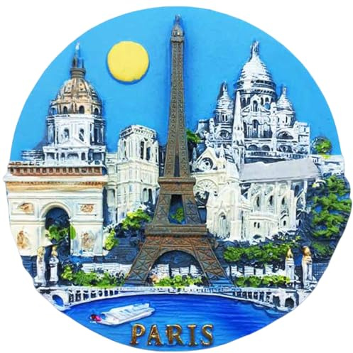 Kühlschrankmagnet Paris Frankreich, Eiffelturm, Reiseaufkleber, Souvenir, Dekoration für Zuhause und Küche, Pariser Kühlschrankmagnet