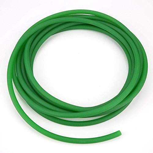 Duokon PU-Rundriemen, OD 8mm Länge 5m Polyurethan Antriebsriemen Rund für Antriebsübertragung In Verpackungsmaschine, Druckmaschine, Spinnmaschine, Antriebsmotor, Porzellan Ziegel (Grün)