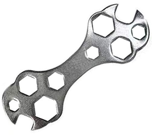 Multifunktional Poröse Innensechskantschlüssel, Beweglicher Fahrrad-Gebirgs Reparatur Schraubenschlüssel, Fahrrad Stahl Porous Hexagon Toolkits Set