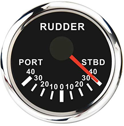 52mm 2 Ruderwinkelanzeige Messgerät für Marine Boat Yacht 9 32V