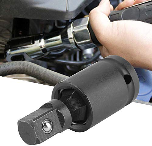Kit Giunto Giunto Universale Impatto, Giunto Cardanico Giunto Impatto Girevole Azionamento Riparazione Auto Cromo Molibdeno Presa Giunto Giunto Battente Impatto Set di Bussole a Sfera Tipo(1/4 Zoll)