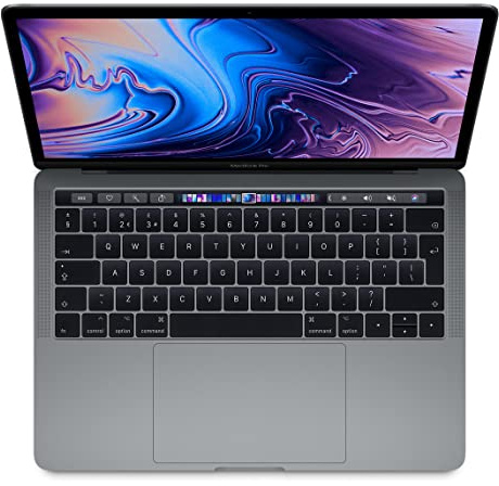 2019 Apple MacBook Pro con 2.4GHz Intel Core i5 (13-pulgadas, 16GB RAM, 256GB SSD) (QWERTY Inglés) Gris Espacial (Reacondicionado)
