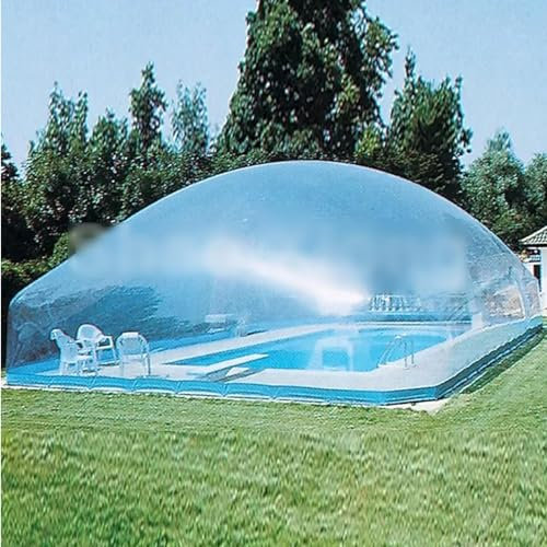 Water Trampoline,Water Trampoline for Lake, Portable Transparent Inflatable Swimming Pool Dome Tent for Outdoor Use, Transparent PVC Swimming Pool Tent for Adul