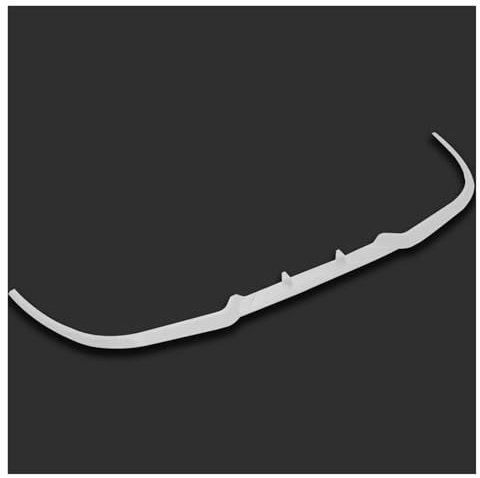 WIRMEC Spoiler Für 3er E46 Für M3 Frontspoilerlippe Euro Spoilerlippe Universal 3-TLG. Body Kit Autoaußenteile Frontspoiler(Weiss)