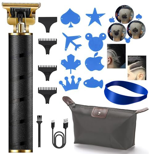Cordless Beard Trimmer,Hair Clippers & Hair Trimmer for Men,Rechargeable t Blade Trimmer for Detailing & Outlining, Electric Trimmer for Haircut,Gifts for Men