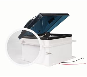 TYTXRV 12V 14 RV Roof Vent Fan with Bug Screen,Manual Control & 3-Speed Quiet Exhaust Fan for RVs/Campers/Trailers