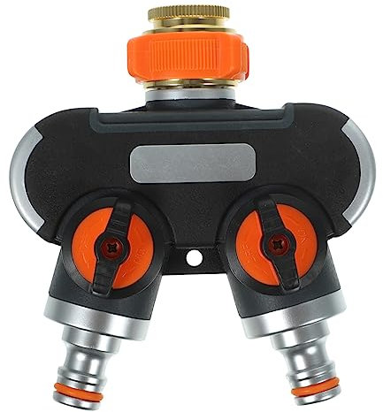 Supvox Schlauchverteiler Mit Ventilen Für Jeden Auslass Bewässerungshahnverteiler Für Landwirtschaftliche Und Haushaltsmäßige Nutzung Tragbarer Wasserverteiler Für Garten Und