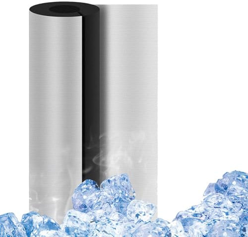 MRVAKDYDI Gefrierschutz isolierter Rohr, Selbstdichtendes Rohr, Solarrohr, Isolierrohr, halb geteiltes Wasserrohr, Klimaanlage, Wärmedämmrohr for Winterwasserrohre(50.0mm)