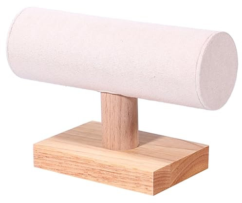OAJABBGE Elegante Armreifen Rack Holz Schmuck Ausstellungsständer Armbänder Halsketten Armband Ornament Für Frauen
