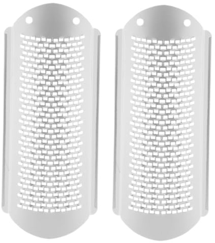 Hornhautentferner Pediküre Raspel Fußfeile Edelstahl 2 Stück Silber | Füße und Fersen, Ergonomischer Griff mit Komfortabler Handhabung, Hornhaut Schäler