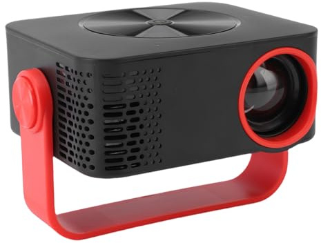 Bewinner Mini Proiettore con WiFi, Proiettore Video Full HD 1080p, 360 ° RATALLE, Proiettori di Film a LED per Esterni di Correzione Keystone Compatibili con (Black)