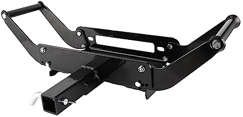 YolieraArt Plaque de montage universelle pour treuil, support en acier de 0,6 cm pour treuils de 9 000 à 6 123,5 kg, convient aux camions, VTT, remorques 4 x 4