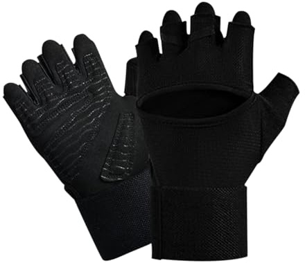 Trainingshandschuhe | Handgelenk Bandagen Unterstützung Rutschfeste Krafttraining Ausrüstung - Motorradhandschuhe - Geeignet Für Fitness, Training, Bodybuilding, Radfahren, Arbeit, Und Motorrad