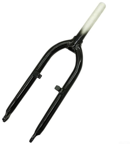 Rehoetom Aluminium-Vordergabel zum Zusammenklappen für Fahrrad, 50,8 cm Gabel mit V-Bremse, Oberrohr 28,6 mm x 170 mm, kompatibel mit 50,8 cm Klappfahrrädern, leichte Legierung (schwarz)