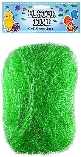 Green Grass 20g Bag Craft Easter Bunny Egg Hunt Bonnet Hat Craft Decoration Accessories