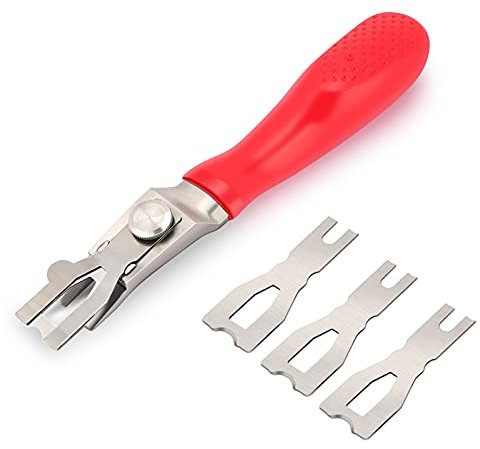 Floor Welding Skiving Tool, PVC F Floor Welding Skiving Kit Floor Trimming Tool and 3 Aluminum Alloy Blades Kit PVC Welding Skiving Tool flooring welding tools for Common Commercial Floor Linen Floors