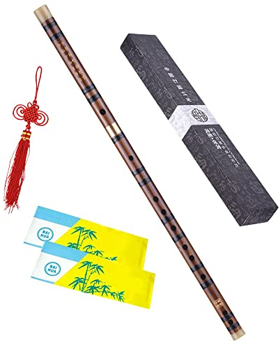 Sasuori Bitter Bambusflöte Dizi Pluggable Traditionelle Chinesische Handgemachte Musik Blasinstrument C-Taste Studio Professionelle Leistungsstufe