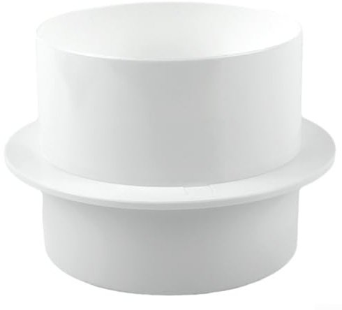 EpheyFIF Clapet anti-retour de tuyau rond en PVC, pour salle de bain, cuisine, extracteur d'air (100 mm)