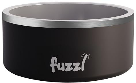 Fuzzl Titan Gamelle Isotherme - 20 cm - Noir Mat