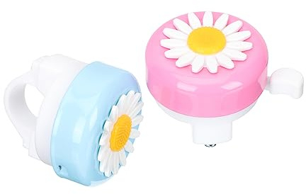GAROZATION 2stücke Blume Roller Klinge Für Kinderfahrrad Schraubbefestigung Kinderfahrradklingel Fahrradgebläse Kinderroller Zubehör