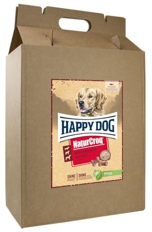 Happy Dog NaturCroq Mini Knochen Huhn, 5 kg Trainingssnack Hund | Ofengebackene Mini-Happen mit Huhn, Rezeptur ohne Zuckerzusatz, ideal für kleine Hunde & Training